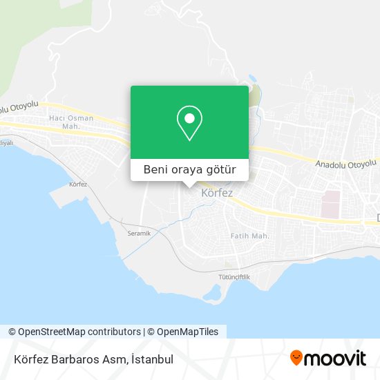 Körfez Barbaros Asm harita