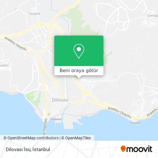 Dilovası İsu harita