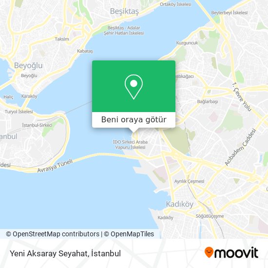 Yeni Aksaray Seyahat harita