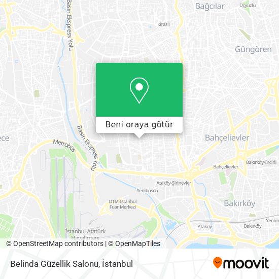 Belinda Güzellik Salonu harita