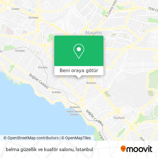 belma güzellik ve kuaför salonu harita