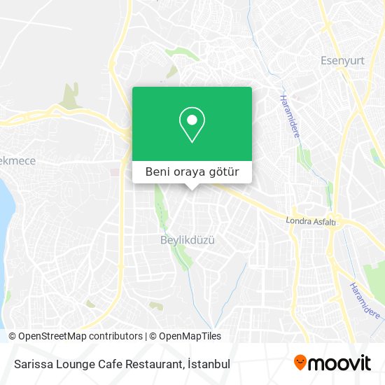 Sarissa Lounge Cafe Restaurant harita
