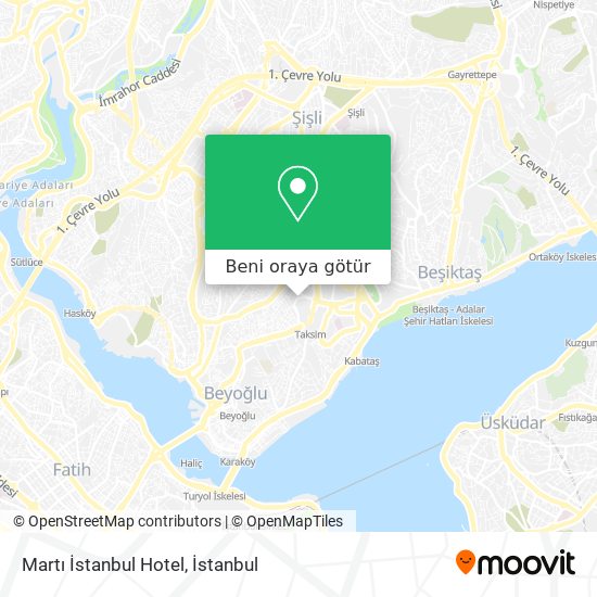 Martı İstanbul Hotel harita