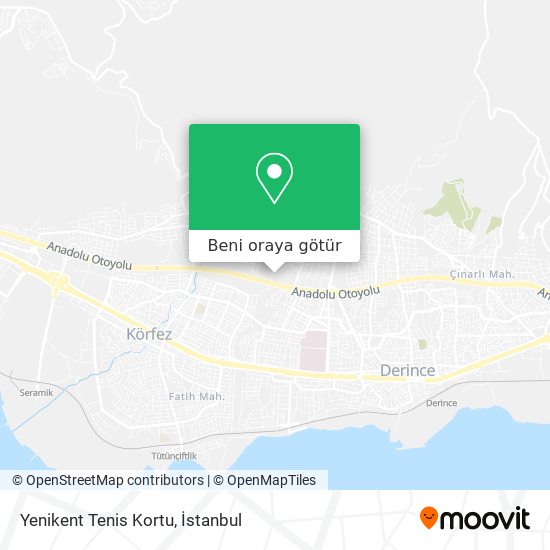 Yenikent Tenis Kortu harita