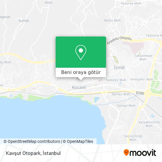 Kavşut Otopark harita