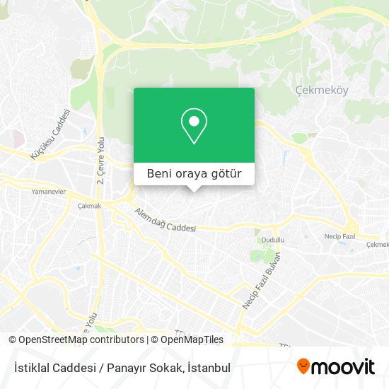 İstiklal Caddesi / Panayır Sokak harita