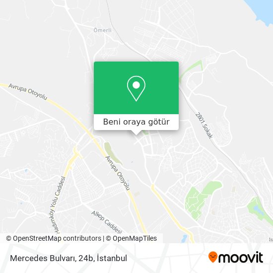 Mercedes Bulvarı, 24b harita