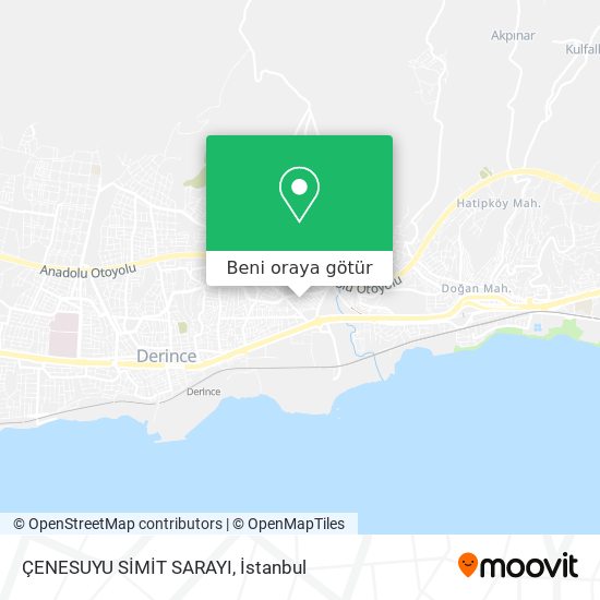 ÇENESUYU SİMİT SARAYI harita
