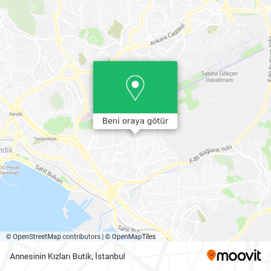 Annesinin Kızları Butik harita