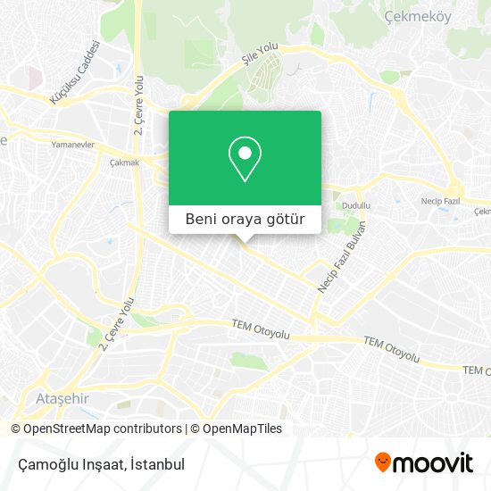 Çamoğlu Inşaat harita