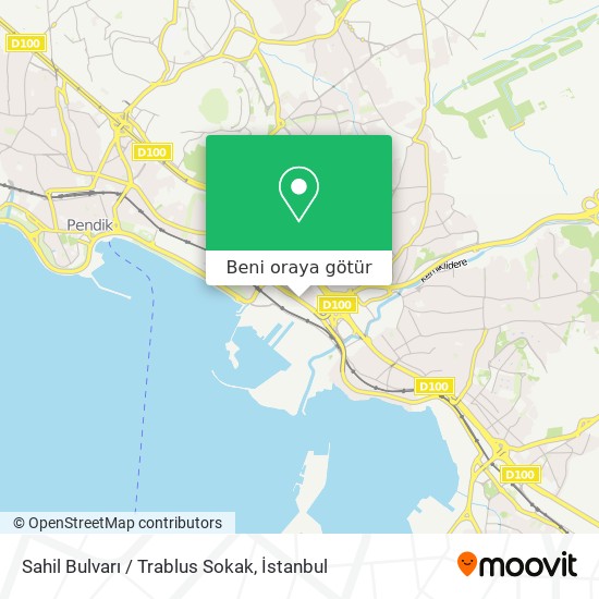 Sahil Bulvarı / Trablus Sokak harita