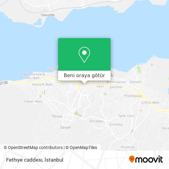 Fethıye caddesı harita