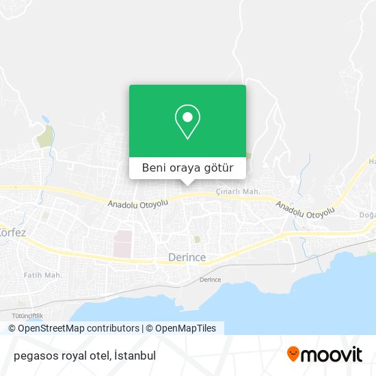 pegasos royal otel harita