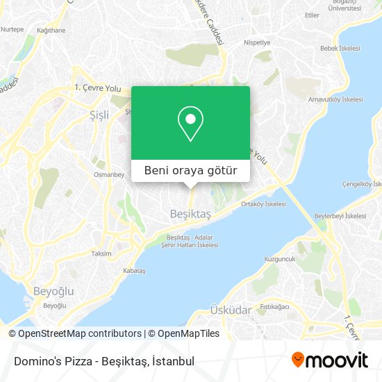 Domino's Pizza - Beşiktaş harita