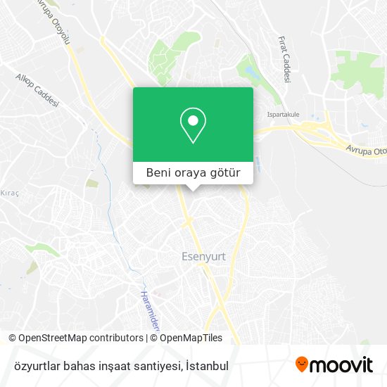 özyurtlar bahas inşaat santiyesi harita