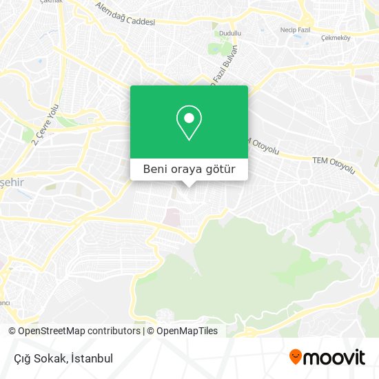 Çığ Sokak harita