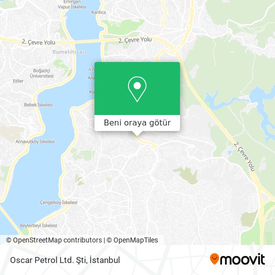 Oscar Petrol Ltd. Şti harita