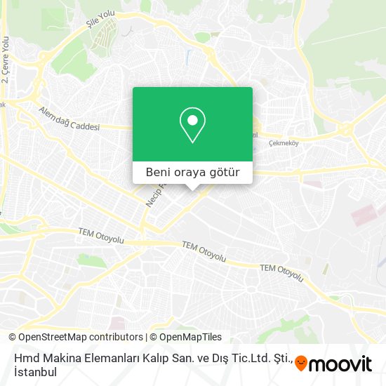 Hmd Makina Elemanları Kalıp San. ve Dış Tic.Ltd. Şti. harita