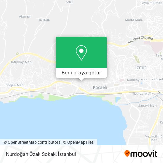 Nurdoğan Özak Sokak harita