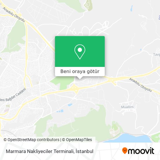 Marmara Nakliyeciler Terminali harita