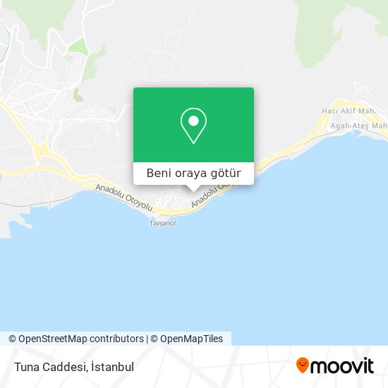 Tuna Caddesi harita