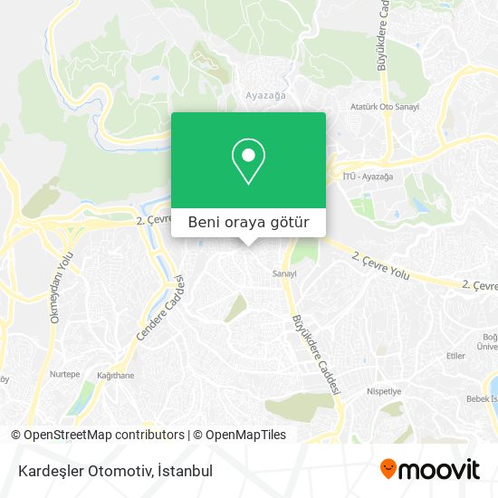 Kardeşler Otomotiv harita