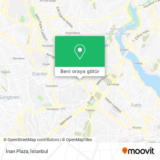 İnan Plaza harita