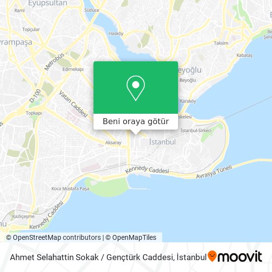 Ahmet Selahattin Sokak / Gençtürk Caddesi harita