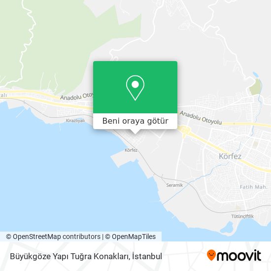 Büyükgöze Yapı Tuğra Konakları harita