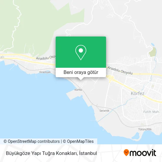 Büyükgöze Yapı Tuğra Konakları harita