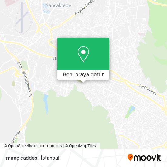 miraç caddesi harita