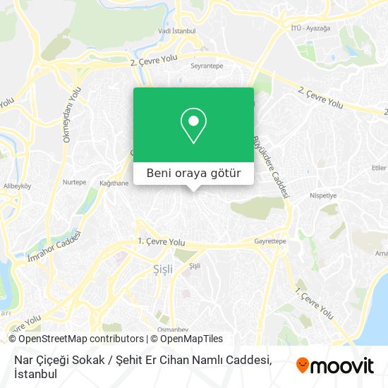 Nar Çiçeği Sokak / Şehit Er Cihan Namlı Caddesi harita