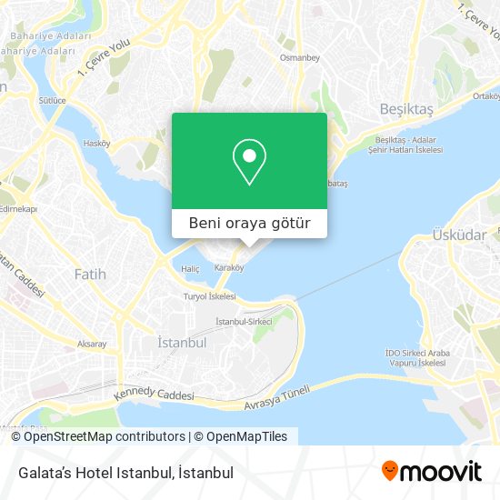 Galata’s Hotel Istanbul harita
