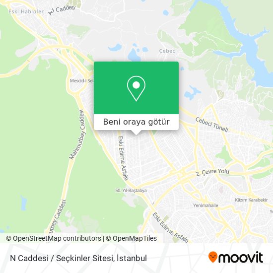 N Caddesi / Seçkinler Sitesi harita