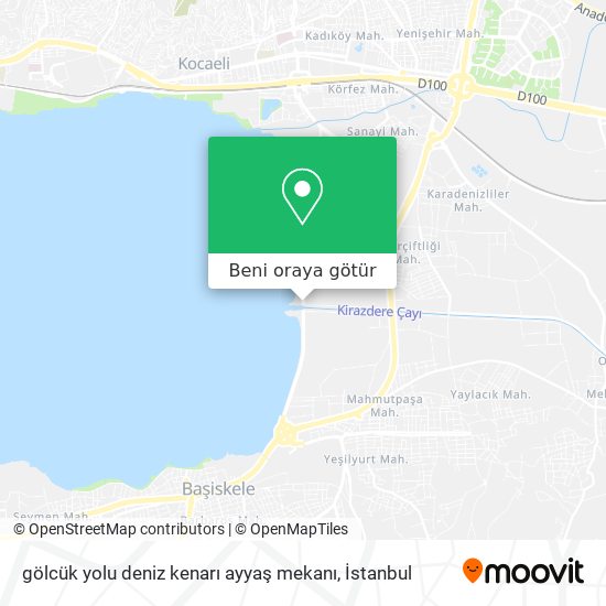 gölcük yolu deniz kenarı ayyaş mekanı harita