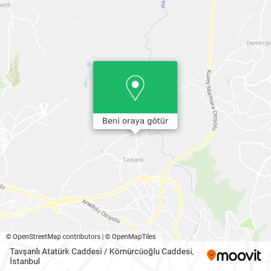Tavşanlı Atatürk Caddesi / Kömürcüoğlu Caddesi harita