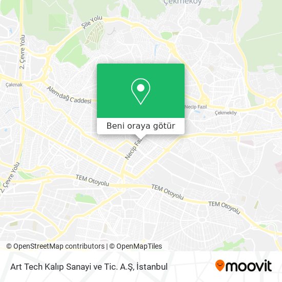 Art Tech Kalıp Sanayi ve Tic. A.Ş harita
