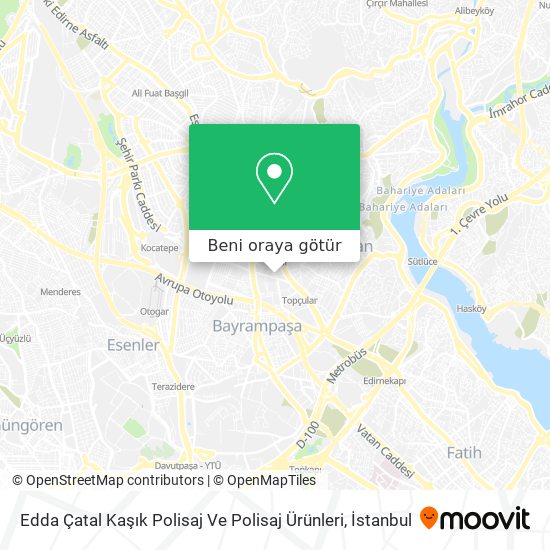 Edda Çatal Kaşık Polisaj Ve Polisaj Ürünleri harita
