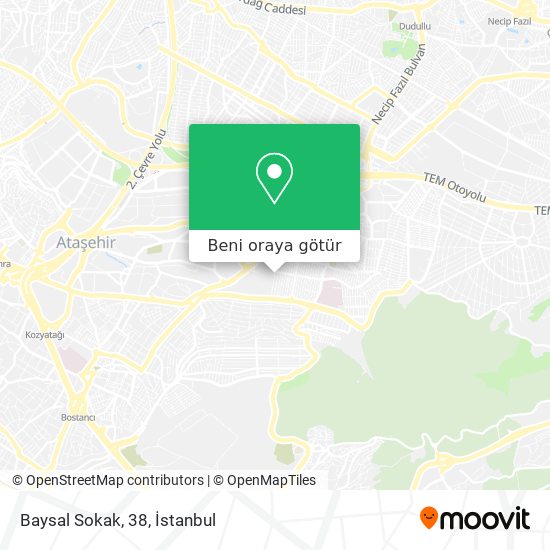 Baysal Sokak, 38 harita