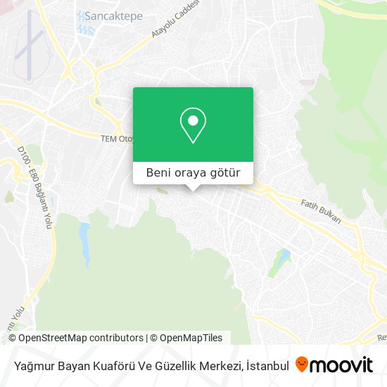 Yağmur Bayan Kuaförü Ve Güzellik Merkezi harita