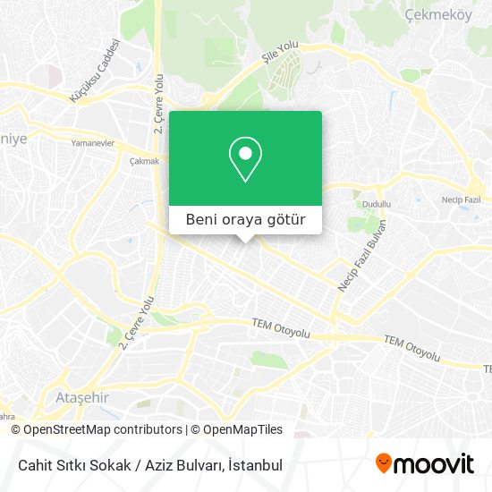 Cahit Sıtkı Sokak / Aziz Bulvarı harita