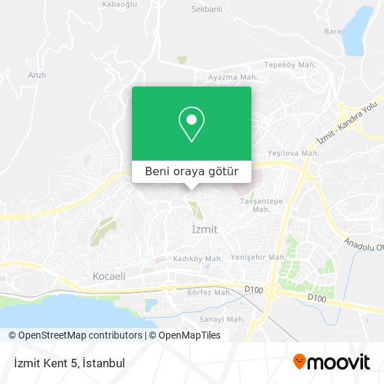 İzmit Kent 5 harita