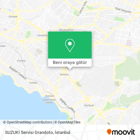 SUZUKI Servisi Grandoto harita