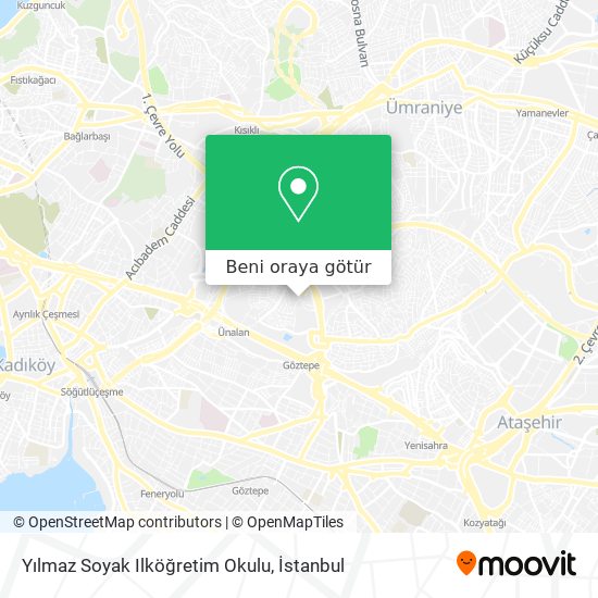 Yılmaz Soyak Ilköğretim Okulu harita