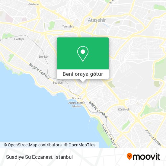 Suadiye Su Eczanesi harita