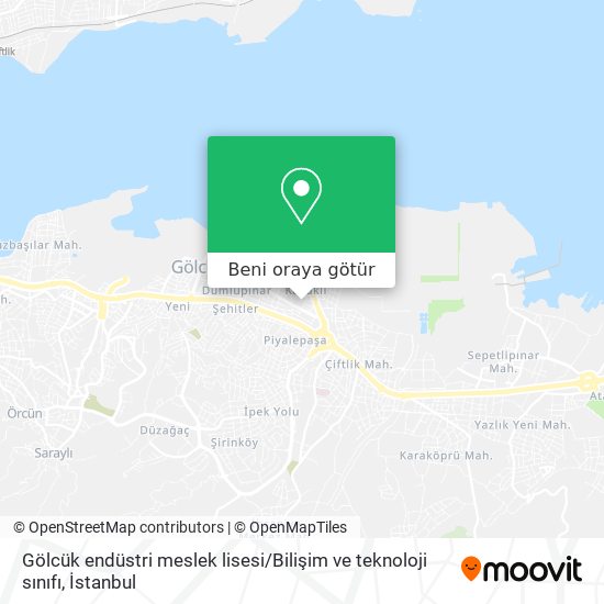 Gölcük endüstri meslek lisesi / Bilişim ve teknoloji sınıfı harita