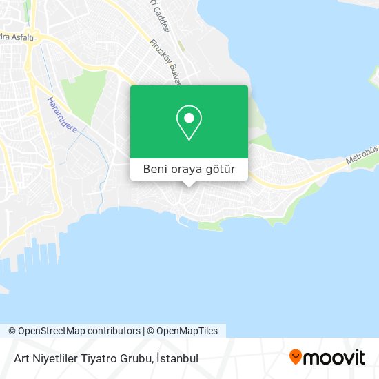 Art Niyetliler Tiyatro Grubu harita