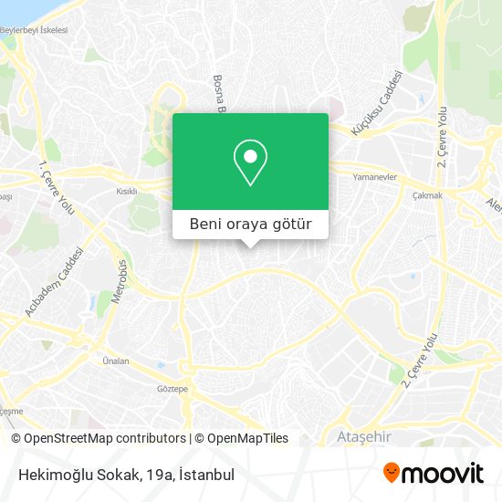 Hekimoğlu Sokak, 19a harita