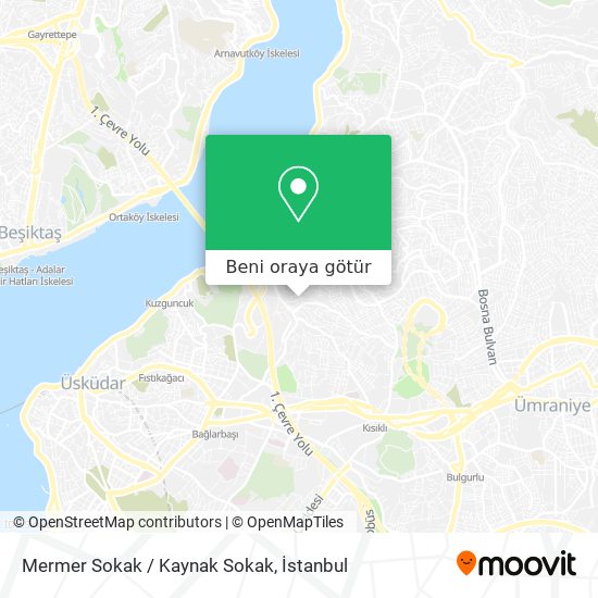 Mermer Sokak / Kaynak Sokak harita
