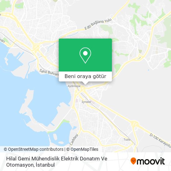 Hilal Gemi Mühendislik Elektrik Donatım Ve Otomasyon harita